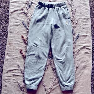 Hollister pastel green Joggers Sweatpants Embroidered Daisy Logo Detail size XS